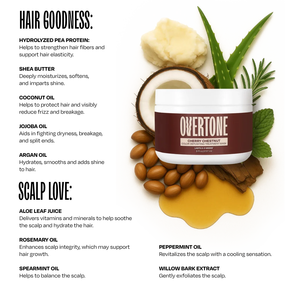 Cherry Chestnut Color Depositing Treatment Mask - Image 3