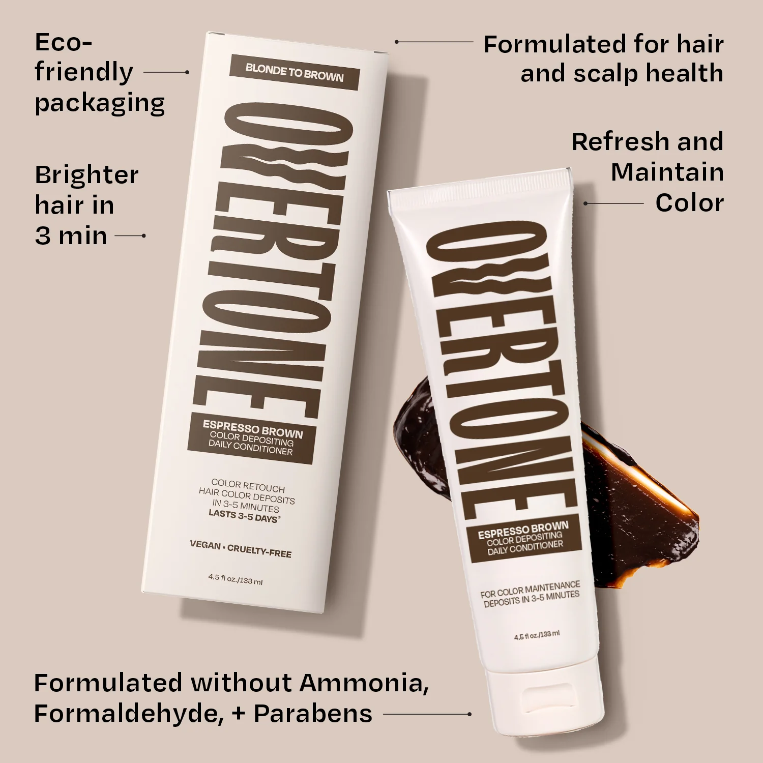 Espresso Brown Color Depositing Daily Conditioner - Image 6