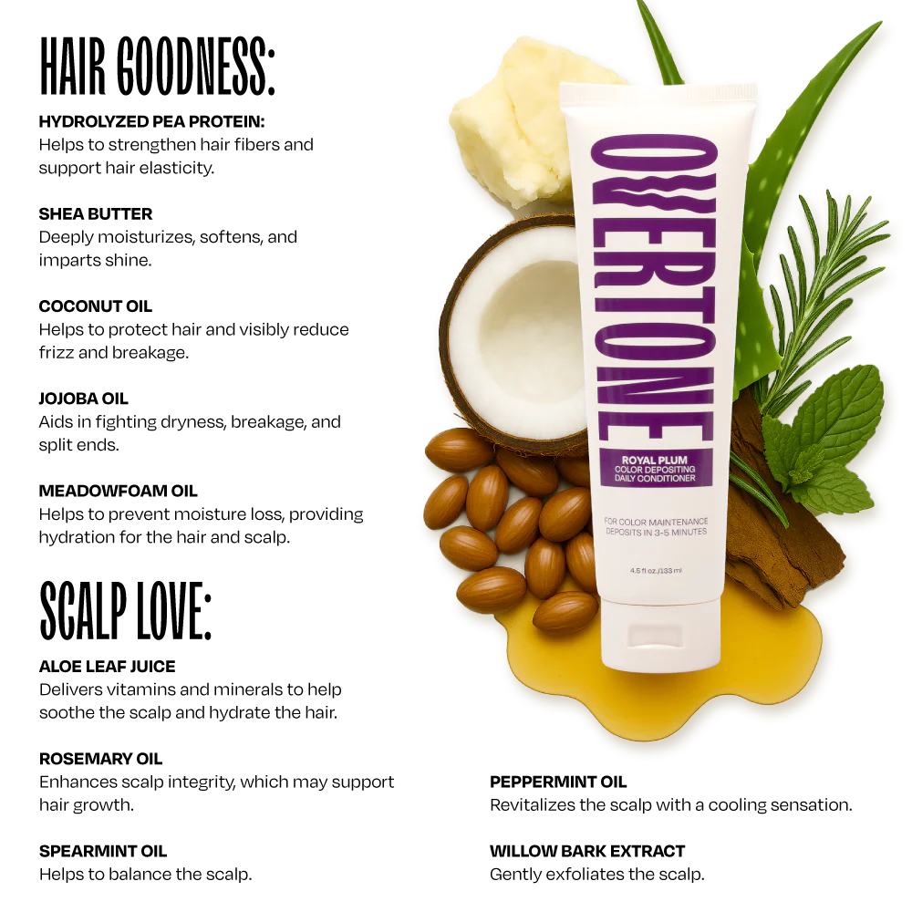 Royal Plum Color Depositing Daily Conditioner - Image 3