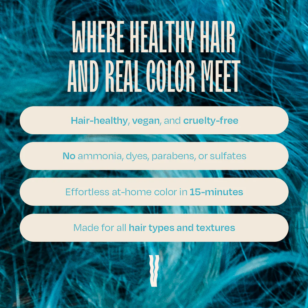 Vibrant Teal Color Depositing Daily Conditioner - Image 6